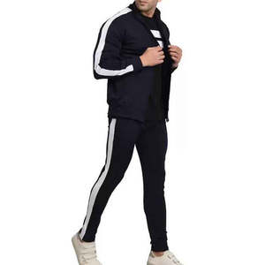 Nouveau survêtement d'hiver pour homme à col montant, pantalon slim à manches longues, tenue de sport de loisirs, survêtement d'hiver - Product Image 1