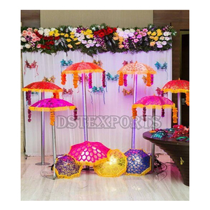 Wedding Mehndi <b>Function</b> Umbrella Decoration Indian Mehndi Stage Umbrellas Collection Wedding Mehndi <b>Function</b> With Parsols - Product Image 3