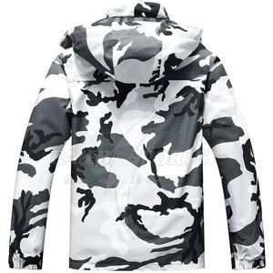 Veste d'hiver pour homme de haute qualité, réversible, coupe-vent, respirante, imperméable, écologique, en toile, col montant, service OEM - Product Image 2