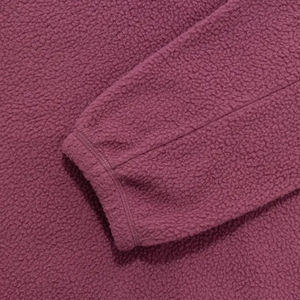 Custom Logo <b>Men's</b> High Quality 100% Fleece <b>Hoodie</b> Casual Winter Quarter Zip <b>Sherpa</b> Pullover with Woven Zip Design Hooded - Product Image 5