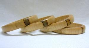 Authentic Artisan Crafted Waterproof Wooden Bangles Natural Wood Traditional Women's <b>Cute</b> Fashion <b>Bracelet</b> for Business Gift - Product Image 4