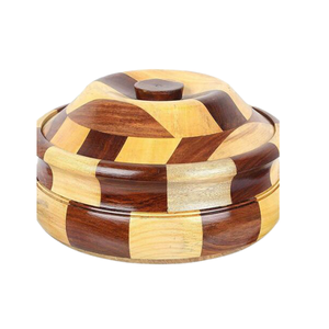 Standard Design <b>Wooden</b> Chapati <b>Box</b> <b>With</b> Premium Quality Food Storage Roti <b>Box</b> Chapati Container At Acceptable Prices - Product Image 2