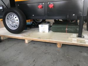Saidy nhỏ Trailer CLC khối Bảng điều chỉnh tường bọt khối bê tông Máy làm - Product Image 3