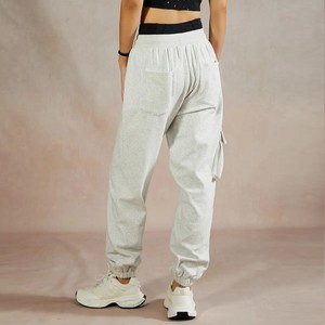 Pantalons de survêtement 100% coton pour femmes New Gym Fitness Workout Track Joggers avec Logo personnalisé Respirant pour les Sports d'hiver - Product Image 3