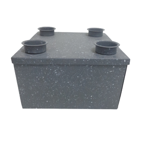 Soporte votivo de hierro decorativo clásico, tarro de vela de Color cerámico brillante para sala de estar, decoración de mesa de Navidad - Product Image 3