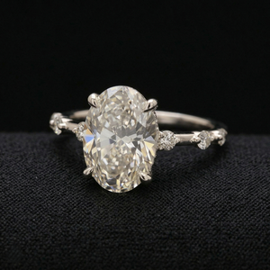 Anillo de Compromiso de Diamantes de Platino de Joyería Fina, con Certificado IGI, 4g, Minimalista, Elegante, Brillante, Estilo Lujoso - Product Image 2