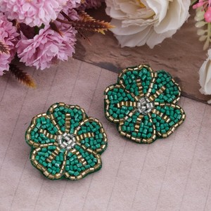 Pendientes de Cuentas Hechos a Mano, Pendientes Personalizados con Múltiples Cuentas, Joyería Festiva para Mujer al Mejor Precio - Product Image 3