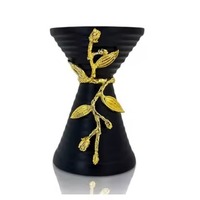 Diffuseur de parfum de luxe en métal Bakhoor Burner Porte-fumée aromatique pour la relaxation et la méditation à la maison