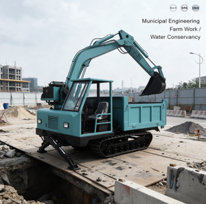 Excavadora Autocargable Hidráulica Todoterreno de 5 Toneladas de Calidad Profesional para Trabajos de Excavación en Granjas - Product Image 2