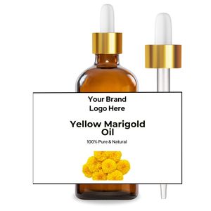 Aceite Esencial Puro de Salvia Amarilla (Tagetes Erecta) de Primera Calidad, Marca Privada OEM, para el Cuidado de la Salud de la Piel y Uso Industrial, Color Naranja - Product Image 1