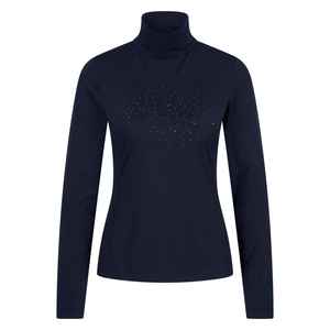 Polo ecuestre de manga larga para mujer, diseño de secado rápido de tela transpirable ligera para entrenamiento y competiciones - Product Image 6