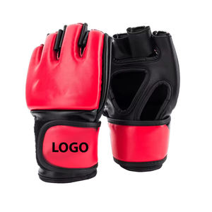 2024 vente en gros professionnel MMA gants de boxe haute qualité en cuir grappin gants Logo personnalisé PU gants gants gants - Product Image 3