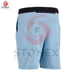 Men's Quick Dry Running <b>Shorts</b> with Zipper Pockets Lightweight Breathable Workout & Outdoor Running <b>Shorts</b> - Product Image 2