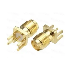 Conector adaptador de macho a hembra, venta al por mayor, conector de S-M-A chapado en oro, listo para enviar para cables de comunicación - Product Image 6