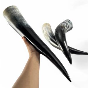 เขาควายธรรมชาติสำหรับดื่ม วัสดุคุณภาพสูง ขัดเงา เป็นมิตรกับสิ่งแวดล้อม ลายสัตว์ - Product Image 5