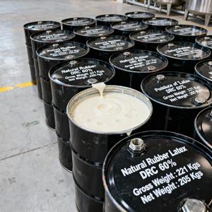 HAL 60% DRC Natural <b>Rubber</b> <b>Latex</b> Concentrated for Industrial Dipped Gloves Balloons and <b>Rubber</b> Threads - Product Image 1