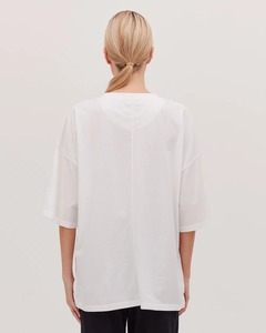 Camiseta de Mujer de Alta Calidad, 100% Algodón, Transpirable, Cuello Redondo, Manga Corta, Corte Holgado, Diseño con Logotipo Personalizado - Product Image 3