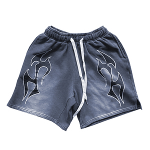 Short décontracté pour homme en coton doux avec ceinture élastique, idéal pour la marche d'été à domicile ou les voyages de vacances - Product Image 2