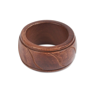 Servilleteros de madera de acacia de diseño moderno, calidad superior para decoración de bodas o fiestas en casa, precio al por mayor - Product Image 3
