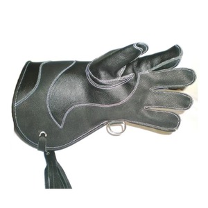 Gants en cuir de vachette gaucher de haute qualité pour l'extérieur pour la fauconnerie de faucon et d'aigle par temps froid avec des animaux de chasse - Product Image 6