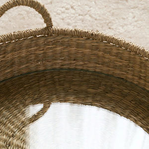 Bandeja Artesanal de Pasto Marino, Finamente Tejida a Mano, para Servir y Exhibir, para un Estilo de Hogar Elegante - Product Image 2