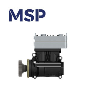 9125180040 - Compresseur spécial à deux cylindres - 2 étages - Montage sur bride - Pièces et accessoires de remorque - MSP Export - Product Image 2