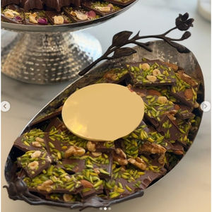 Vente en gros Bol doré de luxe Présentoir à dessert Bol à chocolat fait main de qualité supérieure pour les mariages, les événements et les occasions festives - Product Image 2