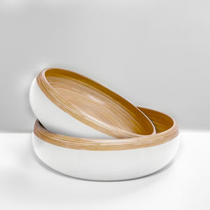 Vietnam Handicraft Natural Spun Bamboo Bowl - TS2007 - Product Image 2