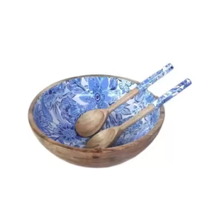 Cuencos de madera para servir de diseño moderno hechos a mano de calidad superior Exquisitos regalos de negocios ecológicos Acabado de esmalte de alta demanda - Product Image 2