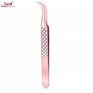 Puntas de fibra profesional Pinzas para pestañas azules Pinzas para pestañas con logotipo personalizado - Product Image 6