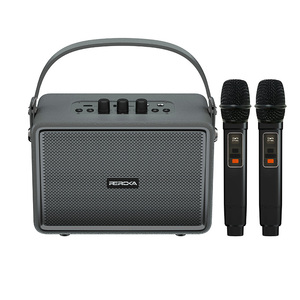 Reroka <span class=keywords><strong>Retro</strong></span> Chất Lượng Cao Âm Thanh Karaoke Loa Bluetooth Đảng Loa Hỗ Trợ Kép Không Dây <span class=keywords><strong>Microphone</strong></span> S4201 - Product Image 1
