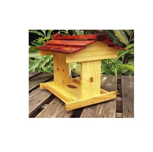 ลังป้อนนกแบบกำหนดเองได้บ้านไม้แขวนนกกล่องไม้แฟชั่นบ้านสัตว์เลี้ยง - Product Image 2