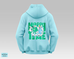 OEM Wholesale Custom Apparel Factory <b>Men's</b> & Women's Plaid <b>Hoodies</b> Sweatshirts with Rib Cuffs Back Logo Printing Various Colors - Product Image 4