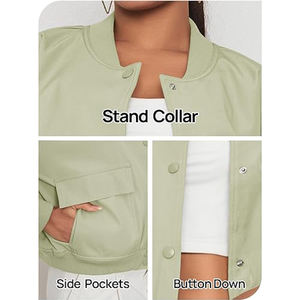 Fashion Wear Nouvelles vestes pour femmes à bas prix Meilleure vente Meilleure vente Confortable pour femmes Logo personnalisé veste lettermen - Product Image 5