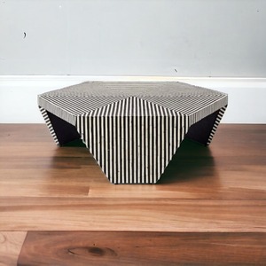 Mesa de Centro con Incrustaciones de Hueso, Muebles Hechos a Mano de Calidad de Exportación al Por Mayor - Product Image 3