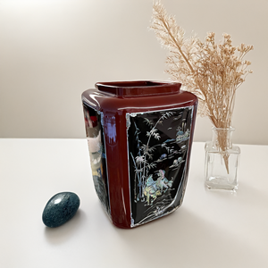 Vietnam Handmade Traditional Eco-Friendly <b>Lacquerware</b> Vase Natural Material VietnamCrafts for Daily Storage Hot Sale-LV6010 - Product Image 5