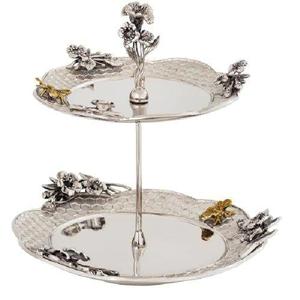 Support à gâteau en métal de qualité supérieure, plaqué or, fait à la main, design de créateur, vente en gros, support à gâteau de luxe fait à la main - Product Image 2