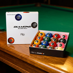 Bolas de Billar Diamond - Set de TV con Pantalla de 57.15mm para Pool Flip |   Edición de Partido de TV |   Hecho en Corea |   Resina Fenólica - Product Image 1