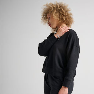 New Arrival Custom Embossed Streetwear Embroidered <b>Jumper</b> Sweater <b>Fleece</b> Crewneck Oversized Women Puff Print Sweatshirt - Product Image 4