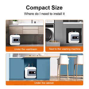 <span class=keywords><strong>Chauffe</strong></span>-<span class=keywords><strong>eau</strong></span> électrique mini-réservoir de 15 L <span class=keywords><strong>sous</strong></span> l'évier de cuisine 1600 W <span class=keywords><strong>Eau</strong></span> chaude instantanée - Product Image 6