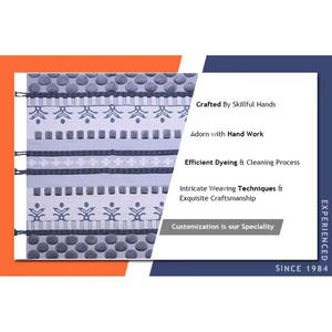 Tapis de prière en laine brodée de haute qualité, fabricant indien professionnel, intérieur moderne pour ensembles de tapis de cuisine - Product Image 6