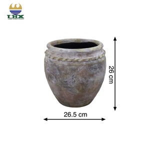 Pot de Vase <span class=keywords><strong>en</strong></span> Céramique Fait Main Moderne Rustique Vintage <span class=keywords><strong>en</strong></span> <span class=keywords><strong>Terre</strong></span> <span class=keywords><strong>Cuite</strong></span>, Finition Antique, Grand Intérieur, Extérieur, Jardin, Décoration de Maison - Product Image 1