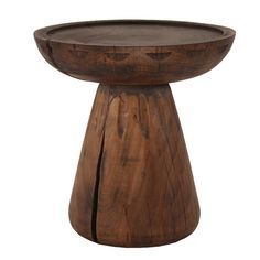 Table d'appoint en bois ronde de qualité supérieure salon patio canapé banc abstrait cadeaux siège français hôtel meubles - Product Image 6