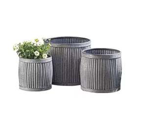 Nouvelle arrivée forme personnalisée jardinière de grande taille forme personnalisée et taille jardinières galvanisées meilleures ventes de pots de plantes - Product Image 5