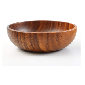 ชามไม้อะคาเซียสำหรับห้องครัวเครื่องครัวสำหรับเสิร์ฟจากเวียดนาม - Product Image 4