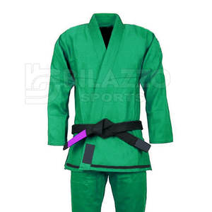 Kimono De Jiu Jitsu De Color Personalizado De Último Diseño, Kimono De Jiu Jitsu Brasileño Jiu Jitsu Gi Uniforme 100% Algodón Hecho - Product Image 5