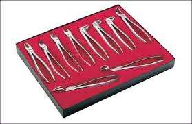 เครื่องมือผ่าตัดสะดือ คีมถอนฟันเด็ก ฟันกรามหลัก ได้รับการรับรองมาตรฐาน CE ผลิตจากสแตนเลสสตีล ใช้งานด้วยมือ - Product Image 3