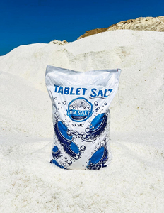 Sel de mer MR, chlorure de sodium de qualité industrielle, blanc, comprimés de sel pour adoucisseur d'eau |   NaCl à 99,9 % de pureté |   CAS 7647-14-5 |   ISO - Product Image 3