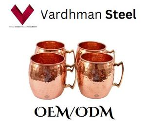 Énorme demande vente Logo personnalisé tasses en cuivre, servir dans le style avec un chef-d 'œuvre en cuivre, tasses à boire en cuivre, gobelets en cuivre - Product Image 4