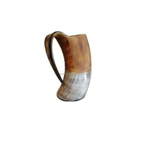 Tasses Viking à poignée, thème naturel, tasses en corne, décoration intérieure, Design de matériau Unique, tasse à boire - Product Image 3